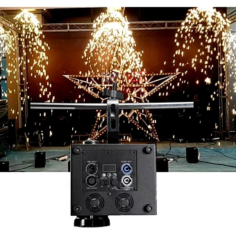 Mini Sparkler Electronic Spark Dj Event 400w Hanging Upside Down Cold Pyro Fountain Machine Waterfall Firework For Wedding Party