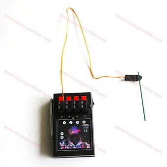 4 Cue wireless electric remote display show pyrotechnic firework digital firing system