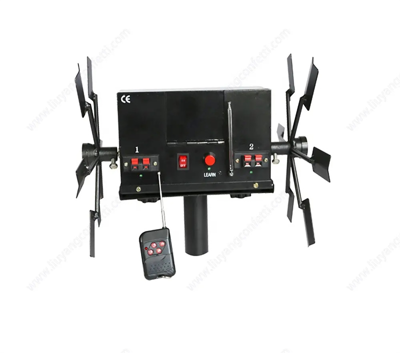 Double Electric Igniter Pyrotechnic Fireworks Firing System Windmill Fountain Remote Control for Party Decorations Match Machine