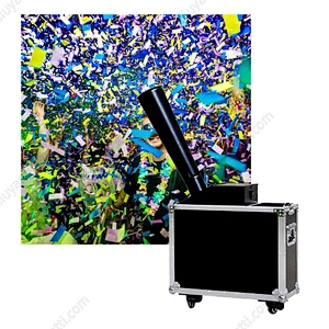 SFX DMX Control Big Model Large CO2 Color Paper Blower Confetti Cannon Blaster Launcher Confetti Machine