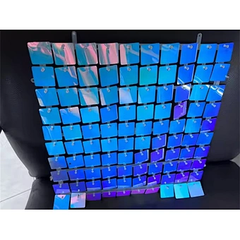 Wedding Supplies Shiny Glitter Sequins Board Silver Gold Shimmer Sequin Panel Interior Wall Panel Decoration Backdrop