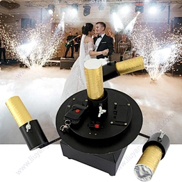 Wedding Party Cold Celebration Fireworks Remote Control Stage Spinning Flower Fireworks Firing System For Stage Fountains