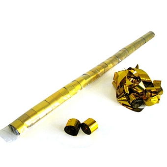 metallic confetti gold flameproof colorfast streamer for stage part wedding sport event