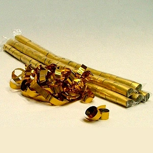 metallic confetti gold flameproof colorfast streamer for stage part wedding sport event