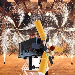 Handheld Cold Fireworks Machine Pyro Fountain Wheels Stage Firing System for Parties Celebrations for Weddings Special Occasions