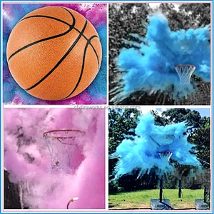 Party Holi Confetti Basket Golf Base football Pink Blue Boy Girl Decoration Powder Kit Gender Reveal Soccer Ball Baby Shower