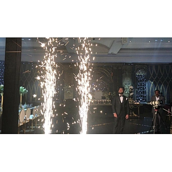 moving head rotation shake head stage fountain cold spark machine for stage concert ceremony Party Decoration Wedding dj