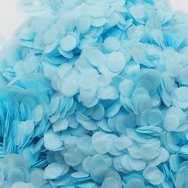 30colors Customized 1.5cm Wedding Favors Round party use paper confetti