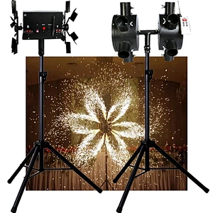 High quality wedding stage effects pyro fountain wheels windmill spinning fireworks firing system