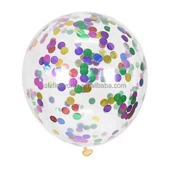 18inches 24 inches 36 inches large bobo bubble clear balloons fill with confetti
