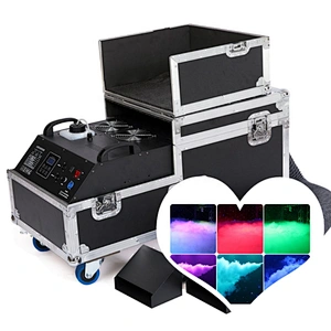 3000W Low Lying Fog Machine Water Base Dual Output Ground Smoke Machine For Stage Wedding Disco Party