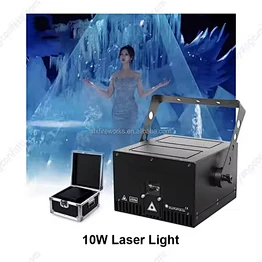 Hot Sale  Laser Light 5W 10W DJ RGB Full Color 3D Animation Laser Projector Stage Light for Night Club