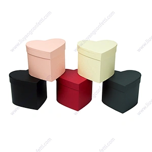 Wholesale Round Velvet Rose Artificial I Love You Valentines Day Packaging Soap Gift Luxury Custom Logo Heart Flower Box
