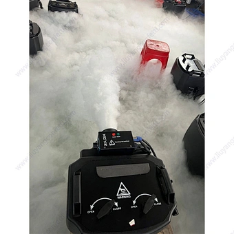 Atmosphere Equipment Low Lying Fog Smog Maker Dry Ice Making Machine For Stage Concert Wedding Party Club