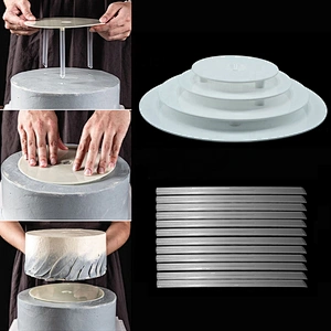 4/6/8/10inch Multi-layer Cake Stand Suspended Gasket Support Frame Round Dessert Support Spacer Piling Bracket Baking Tools