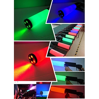 Night Club Stage Concert Supplies Hand Hold Portable Cryo Smoke Fog Cannon Column Hose Magic Fx Co2 Jet Machine Led Co2 Dj Gun