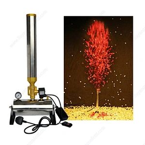 Mini Confetti Cannon Launcher Machine Paper Shooter Remote Control Party Stage Effect Wedding Equipment
