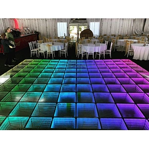 Magnetic 3d Light Infinity Mirror Video Display Nightclub Pixel Rgb Portable Glass Disco Night Club Dmx Color Led Dance Floor