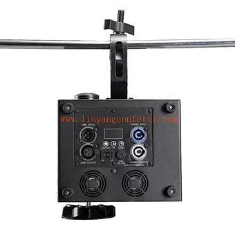 Remote DMX control waterfall spark fall cold pyro firework fountain spinning rainfall spark machine for party Wedding dj stage
