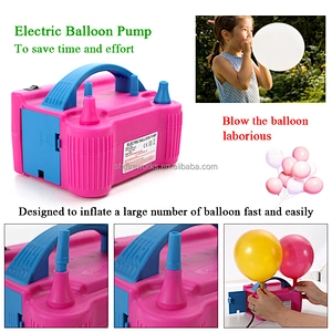Air Inflator Dual-nozzle Globos Machine Blower Party Arch Inflatable Ballon Accessories Plastic Hand Electric Balloon Pump