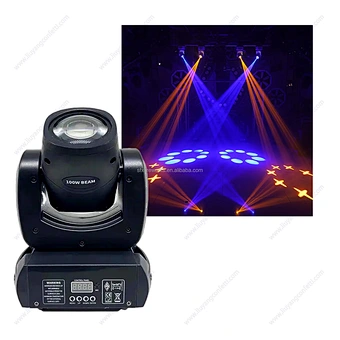 Disco Lighting Equipment Led Rgbw Dmx512 Spot Wash 3 In 1 Wholesale Rainbow Effect 100w Dj Moving Head Beam Stage Light