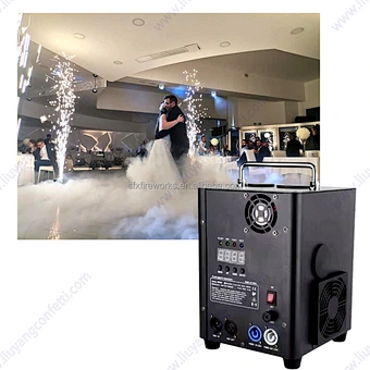 Remote DMX Control Bride Stage Event Rent Professional Cold Sparkler Machine for Birthday Wedding Firework Audio/Video Effect