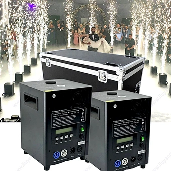 Cheap Buy Wholesale Cold Spark Machine Dmx512 Large Stage Equipment Special Effect Wireless White Marriage Pyrotechnic Fireworks