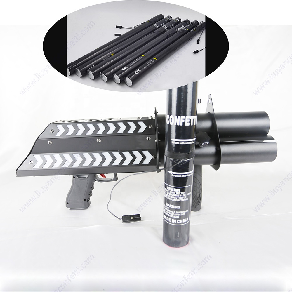 Stage effect Three heads electric confetti gun Buy Confetti Machine