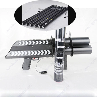 Stage effect Three heads electric confetti gun Buy Confetti Machine
