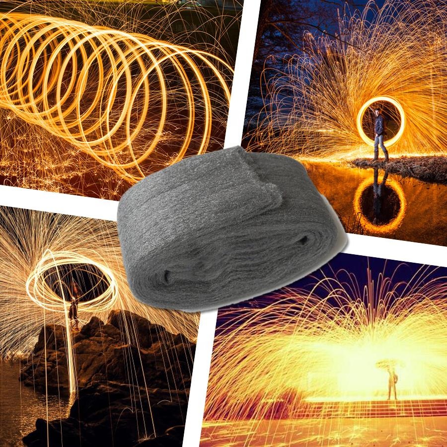 Special Effects Man-made Firework sparklers Steel Wire Wool for photography