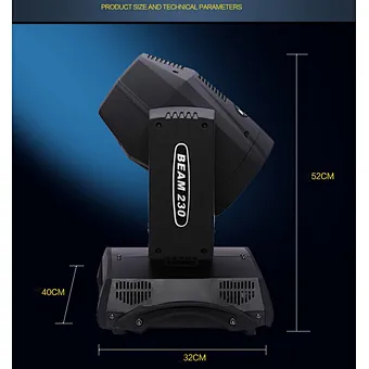 colorful rainbow 230W Stage Lighting DMX beam lamp spot Light Sharpy beam moving head light for party /show/led stage machine