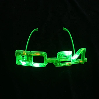 Party Led Glow Glasses Light Up Flash Festival Cheering Pub Crawl Bar Bounce Prop Eve Wholesale New Year 2024