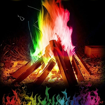 La Color Kfc Ukiah Firepit Pit Accessories Fireplace Stick Campfire Wood Fuegos Artificiales Para Duraflame Log Magic Fire