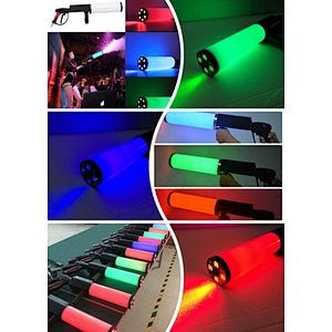 Night Club Stage Concert Supplies Hand Hold Portable Cryo Smoke Fog Cannon Column Hose Magic Fx Co2 Jet Machine Led Co2 Dj Gun