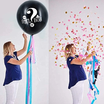 Eco-friendly Confetti Biodegradable Baby Shower Party Supplies Big Size 36
