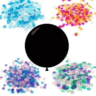 round gender reveal boy or girl baby shower blooming ballons balloon decoration party balloons confetti for party