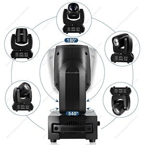 Disco Lighting Equipment Led Rgbw Dmx512 Spot Wash 3 In 1 Wholesale Rainbow Effect 100w Dj Moving Head Beam Stage Light