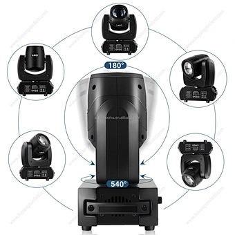 Disco Lighting Equipment Led Rgbw Dmx512 Spot Wash 3 In 1 Wholesale Rainbow Effect 100w Dj Moving Head Beam Stage Light
