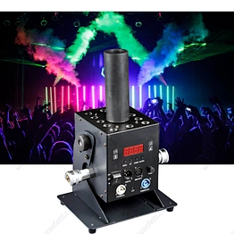Wedding Event Stage Night Club Disco DJ Effect Equipment Smoke Fog Cryo Cannon Smog Maker 12x3W LED DMX Column CO2 Jet Machine