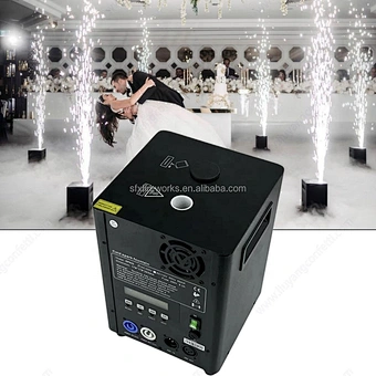 Sparkler Flight Case 600w 650w 750w Stage Effects Wedding Party Cold Fireworks Spark Fountain Machines