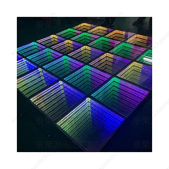Magnetic 3d Light Infinity Mirror Video Display Nightclub Pixel Rgb Portable Glass Disco Night Club Dmx Color Led Dance Floor