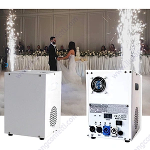 Ice Dmx Electric Titanium Powder Party Firework Wedding Sparctic Sparkle Sparkler Stage Fountain Cold Pyrotechnic Spark Machine