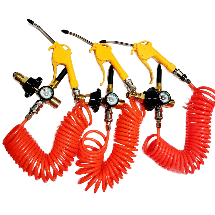 Good Quality High Pressure Helium Reducer Regulator Brass Balloon Filler Regulator With Spray Probe Gun for Party Wedding Decor