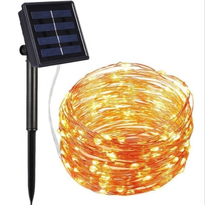 High Quality Cheap Price Holiday Lighting Outdoor Waterproof Solar Christmas Decoration Tree Light LED String Light