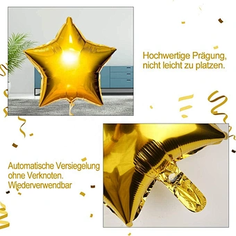 Happy Set Gold Party Supplies Social Distancing Quarantine Kit Rose Included Banner Balloons Confetti Foil Birthday Decorations
