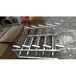 Advanced Steel Mortar Rack in Fan Shape for Decoration