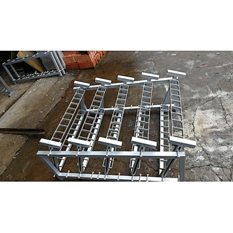Advanced Steel Mortar Rack in Fan Shape for Decoration