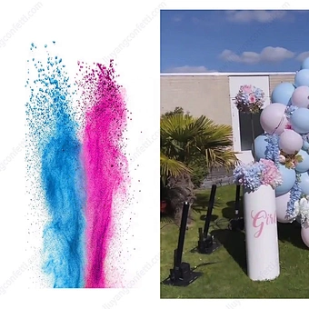 SFX Baby Shower Event Effect Streamer Launcher Cannon Paper Blower Co2 Gun Wedding Foil Shooter Remote Blaster Confetti Machine