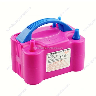 Air Inflator Dual-nozzle Globos Machine Blower Party Arch Inflatable Ballon Accessories Plastic Hand Electric Balloon Pump