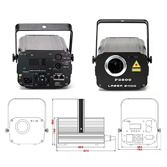 Modern LED Laser Light Beam for Weddings & DJ Parties Mobile Phone APP Remote Control Stage Lighting Decorations